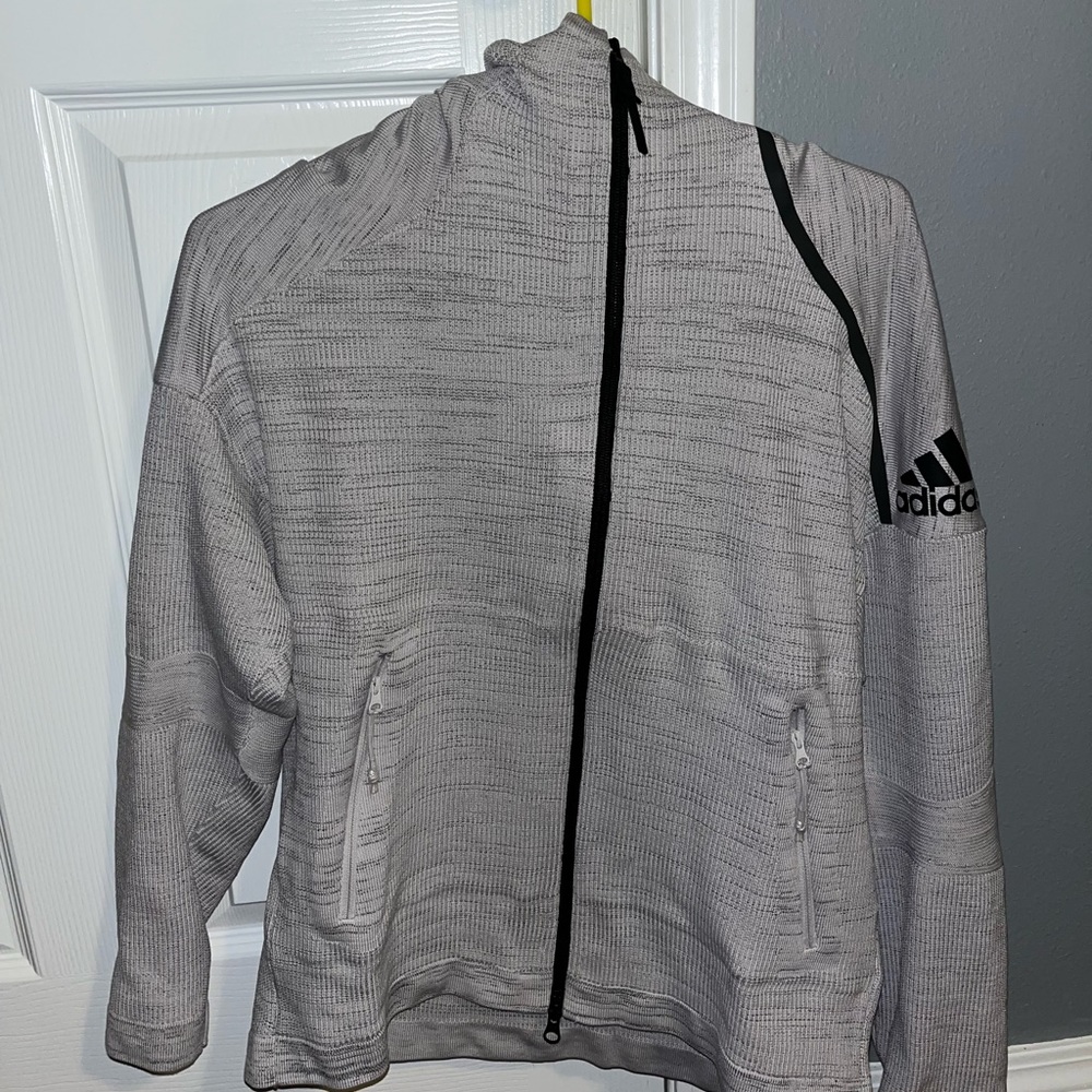 mens mens adidas zip up sweater